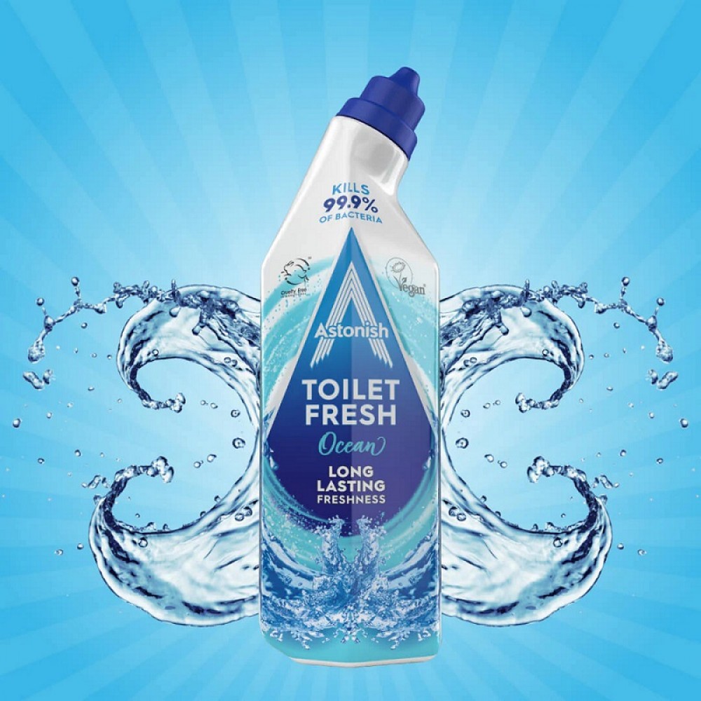 Astonish WC Gel Λεκάνης - Άρωμα Ocean 750ml